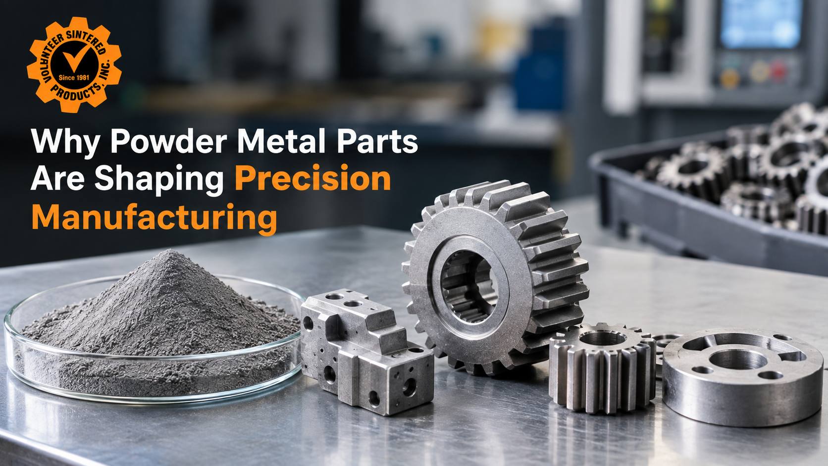 Powder metal parts for precision manufacturing applications