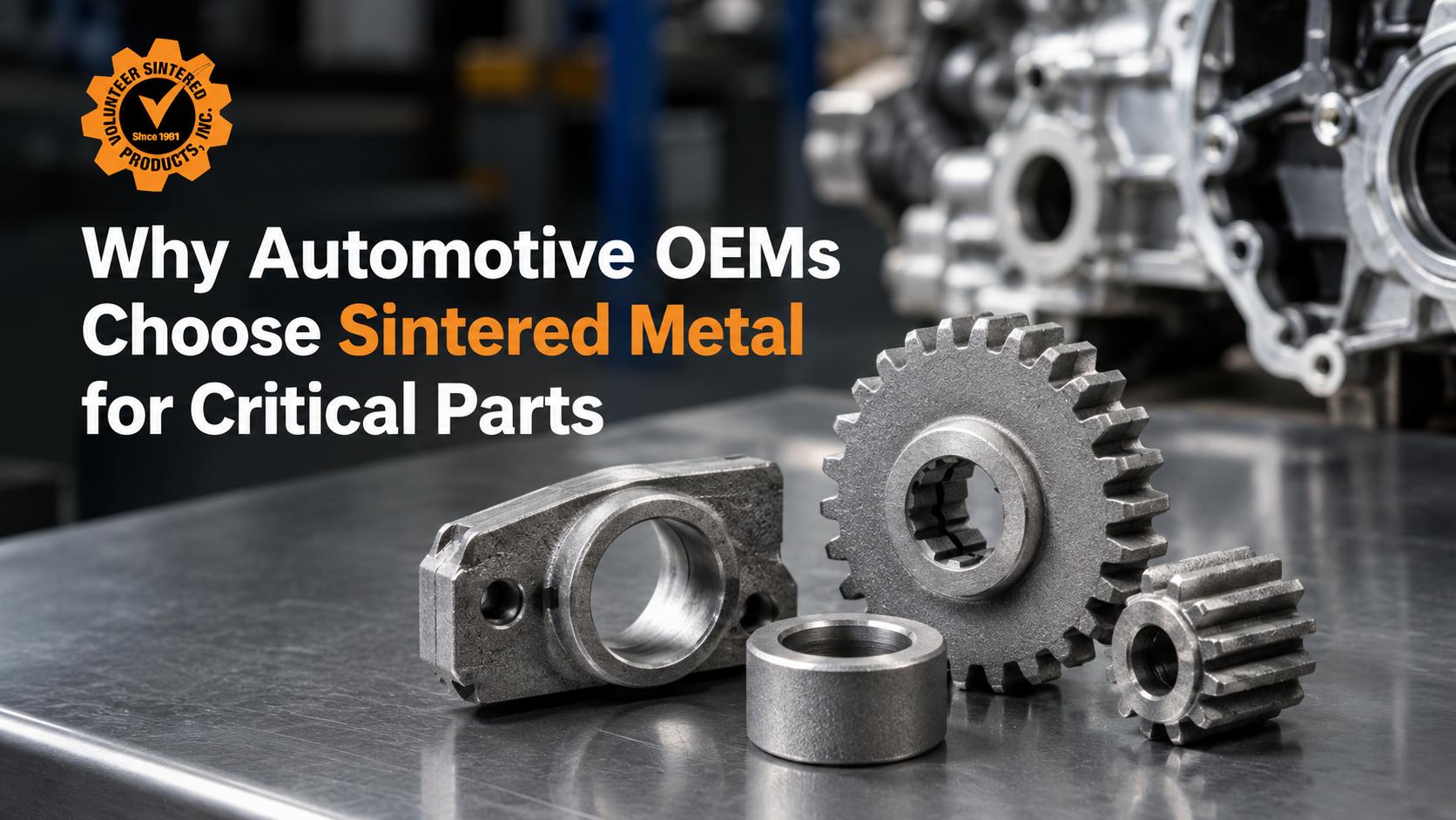 Sintered metal automotive parts for critical OEM applications